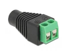 Delock Adapteris DC 1,35 x 3,5 mm lizdas > Gnybtų bloko 2 kontaktas