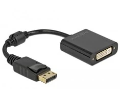 Delock Adapteris DisplayPort 1.1 pasyvioji juoda DVI moteriška