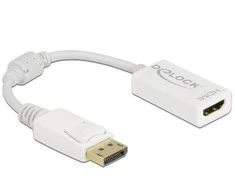 Delock Adapteris DisplayPort 1.1 Stecker zu HDMI Buchse Passiv baltas