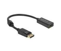 Delock DELOCK Displayport Adapteris DP -> HDMI lizdas 4K pasyvi juoda