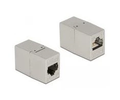 Delock Adapteris RJ45 lizdas prie RJ45 lizdo Cat.6A metalinis