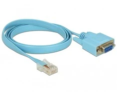 AV signalų perdavimo sistema Delock DELOCK adapteris RS- 232 DB9 BU > 1x Seri. RS- 232 RJ45 St. 1.0m
