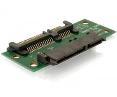 Delock SATA M/F adapterio prailginimo kabelis, 22 kontaktų (65092)