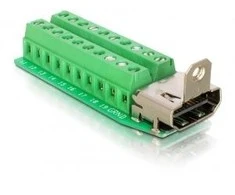 „Delock“ adapterio HDMI lizdas > 20 kontaktų gnybtų blokas