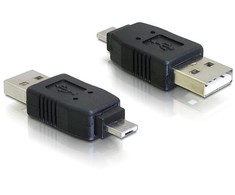 Delock Adapteris USB micro-A Stecker zu USB2.0 A-Stecker