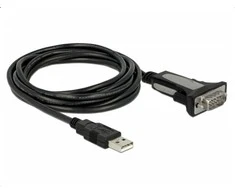 Adapteris AV Delock DELOCK Adapteris USB 2.0 Typ-A zu 1 x Seriell RS-232 DB9 3 m