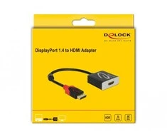 DELOCK Active DisplayPort 1.4 į HDMI adapterį 4K 60Hz HDR