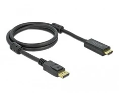Kabelis Delock DELOCK DisplayPort 1.2 > HDMI kabelis 4K 60Hz 1.0m aktyv.