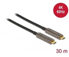 „Delock Active“ optinis USB-C™ vaizdo kabelis 4K 60 Hz 30 m