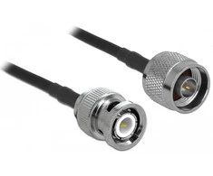 Delock 90425 - 10 m - LMR195 - Juodas - Gray