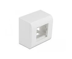 Delock paviršiuje montuojamas korpusas Easy 45 moduliams 82 x 82 mm, baltas