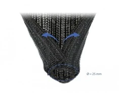 Delock DELOCK pinta žarna savaime užsidaranti 10m x 25mm juoda