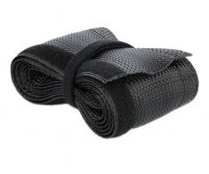 DELOCK kabelio jungtis 10M 32MM JUODA VELCRO poliesteris