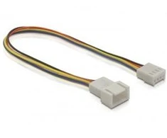 Laido ilgintuvas ZASILAJĄCEGO WENTYLATORA 4PIN M/F 20CM DELOCK