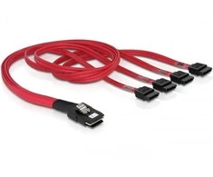 Delock Cable mini SAS SFF-8087 > 4 x SATA 7 kontaktų 50 cm