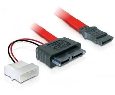 DELOCK kabelis SATA Sliml.All-in-One7+6pin 5V Bu