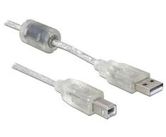 DELOCK Cable USB 2.0 A-B upstream male/female 0.5m