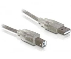 DELOCK Cable USB 2.0 A-B upstream male/female 0.5m