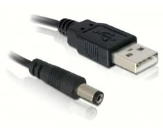 Delock Kabelis USB Power > DC 5,5 x 2,1 mm Stecker 1,0 m