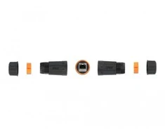 Delock kabelio jungtis RJ45 lizdas RJ45 lizdas Cat.6A atsparus vandeniui