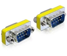 DELOCK Adapteris Gender Changer Sub-D9 male / male