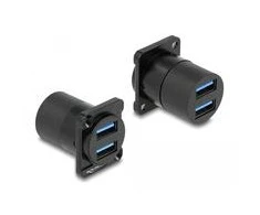 Delock D tipo modulis USB 3.2 Gen 1 Type-A 2 x moteriai iki 2 x moteriai