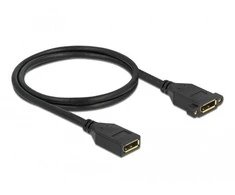 Delock DisplayPort 1.2 laidas su motele, skirtas montuoti 4K 60 Hz 1 m