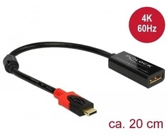 Delock DisplayPort adapteris, skirtas USB Type-C™ monitoriui 4K 60 Hz