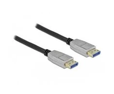 Delock DisplayPort laidas 10K 60 Hz 54 Gbps metalinis korpusas 2 m