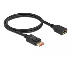 Delock DisplayPort ilgintuvas 8K 60 Hz 1 m