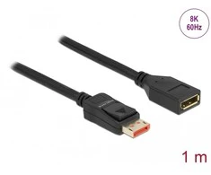 Delock DisplayPort ilgintuvas 8K 60 Hz 1 m