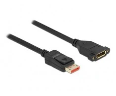 Delock DisplayPort prailginimo laidas montavimui 8K 60 Hz 3 m
