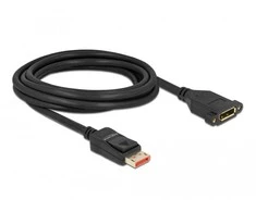 Delock DisplayPort prailginimo laidas montavimui 8K 60 Hz 3 m