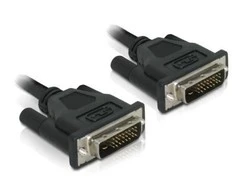 DELOCK DVI 24+1 cable 0.5m male / male