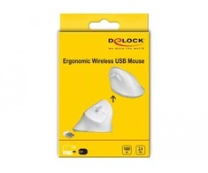 DELOCK Ergonomiška USB Pelė vertikali - belaidė