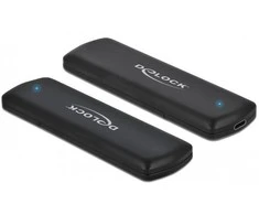 DELOCK išorinis M.2 NVMe PCIe SSD korpusas su USB Type-C lizdu – be įrankių