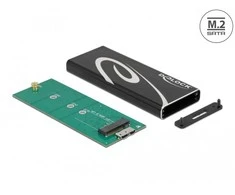 OBUDOWA SSD ZEWNĘTRZNA DELOCK M.2 MICRO USB 3.1 GEN 2 Juoda