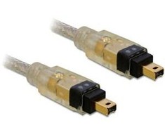 Delock Kabelis FireWire 4 Pin Stecker > 4 Pin Stecker 1 m