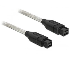 „DeLOCK FireWire“ kištukas, 1,0 m, pilkas, kištukas/kištukas, 1 m