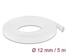 Delock pintos rankovės, tamprios 5 mx 12 mm baltos