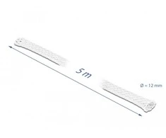 Delock pintos rankovės, tamprios 5 mx 12 mm baltos