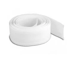 DELOCK Geflechtschlauch mit Klettverschluss 5 m x 19 mm baltas