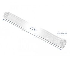 „Delock“ pynimo laidas 2 m, 32 mm, „Velcro“ su poliesteriu, baltas