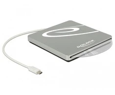 Kieszeń Delock na dyski 5.25″ Slot-in Slim SATA 9,5 / 12,7 mm do USB Type-C (42605)