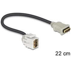 Modulis keystone HDMI na kablu 22cm Delock
