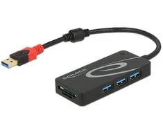 Verschiedene „Delock“ išorinis USB 3.1 Gen 1 šakotuvas A tipo USB > 3 x A tipo USB