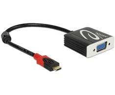 USB adapteris Delock USB-C - VGA Juodas (62994)