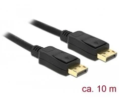 Delock Atrakinimo kabelis DisplayPort 1.2 kištukas > DisplayPort kištukas juodas 4K 60 Hz 10m