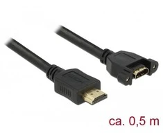 Kabelis Delock HDMI - HDMI 0,5m juoda (85463)