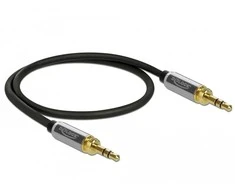 Delock 85784 - 3.5mm - Male - 3.5mm - Male - 0.5 m - Juodas - Gray